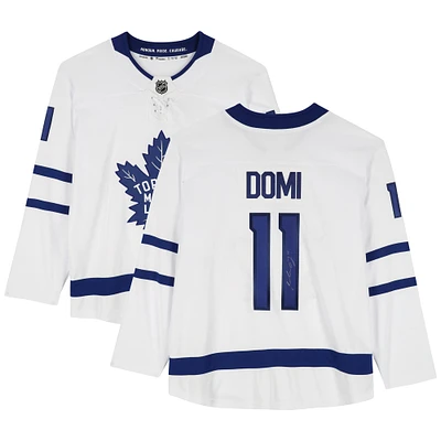 Max Domi Toronto Maple Leafs Autographed White Fanatics Breakaway Jersey