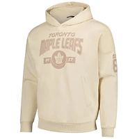 Men's Levelwear William Nylander Khaki Toronto Maple Leafs Name & Number Pullover Hoodie