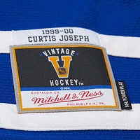 Maillot rétro Powerplay Mitchell & Ness Curtis Joseph Royal des Maple Leafs de Toronto 1999/2000 pour homme