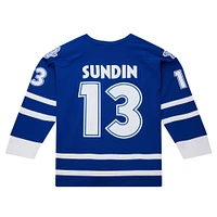 Men's Mitchell & Ness Mats Sundin Royal Toronto Maple Leafs 1997/98 Throwback Powerplay Jersey