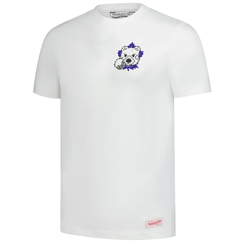 Men's Mitchell & Ness  White Toronto Maple Leafs Plush Doll T-Shirt