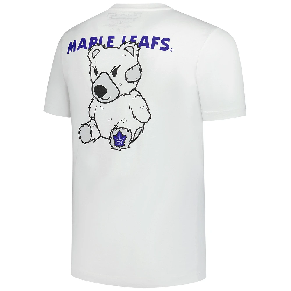 Men's Mitchell & Ness  White Toronto Maple Leafs Plush Doll T-Shirt