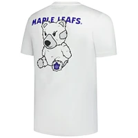 Men's Mitchell & Ness  White Toronto Maple Leafs Plush Doll T-Shirt