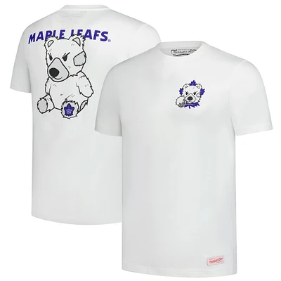 Men's Mitchell & Ness  White Toronto Maple Leafs Plush Doll T-Shirt