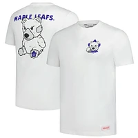 Men's Mitchell & Ness  White Toronto Maple Leafs Plush Doll T-Shirt