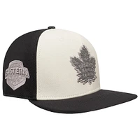 Men's Pro Standard  Cream Toronto Maple Leafs French Terry Snapback Hat