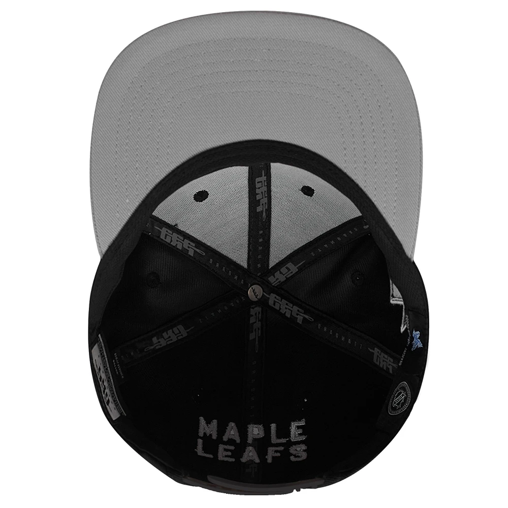 Men's Pro Standard  Cream Toronto Maple Leafs French Terry Snapback Hat