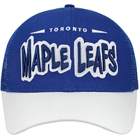 Casquette de camionneur ajustable bleue Starter pour homme des Maple Leafs de Toronto