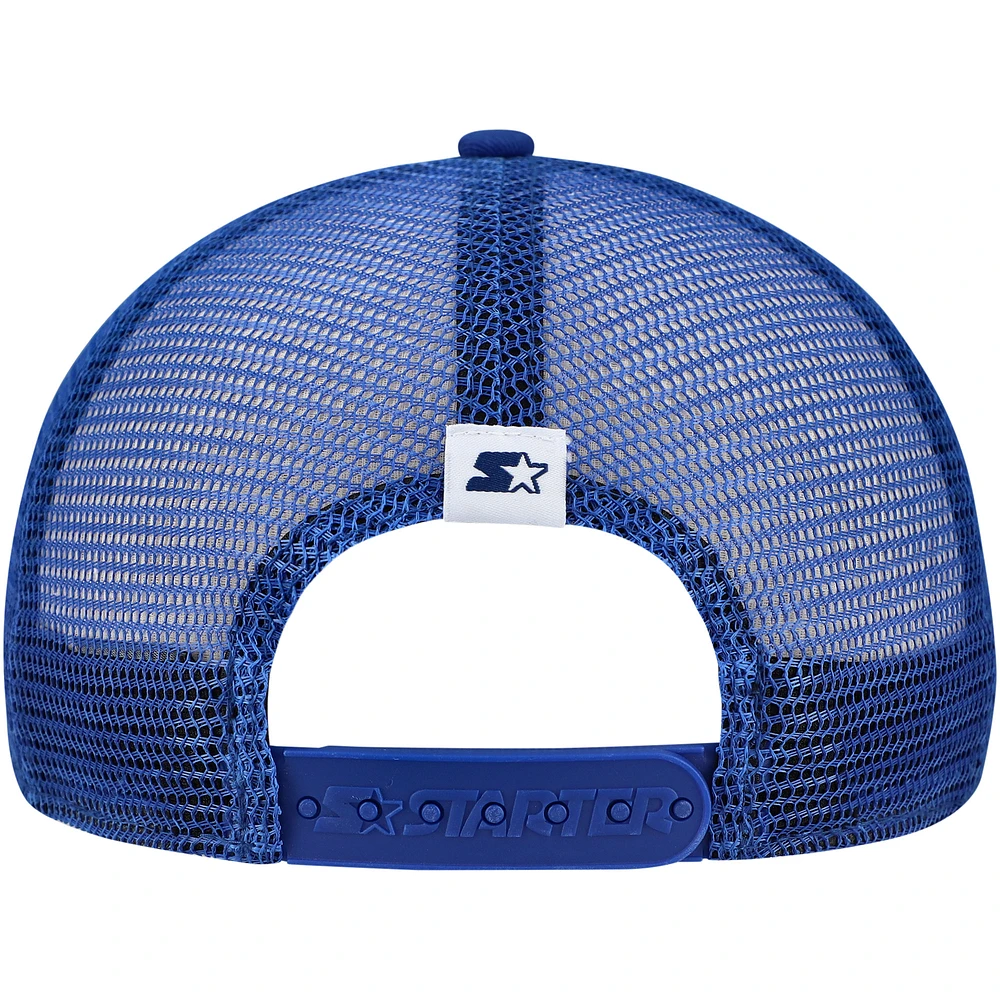 Casquette de camionneur ajustable bleue Starter pour homme des Maple Leafs de Toronto