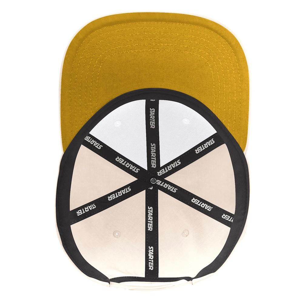 Casquette Snapback Starfit classique à fleurs blanches Starter pour homme des Maple Leafs de Toronto