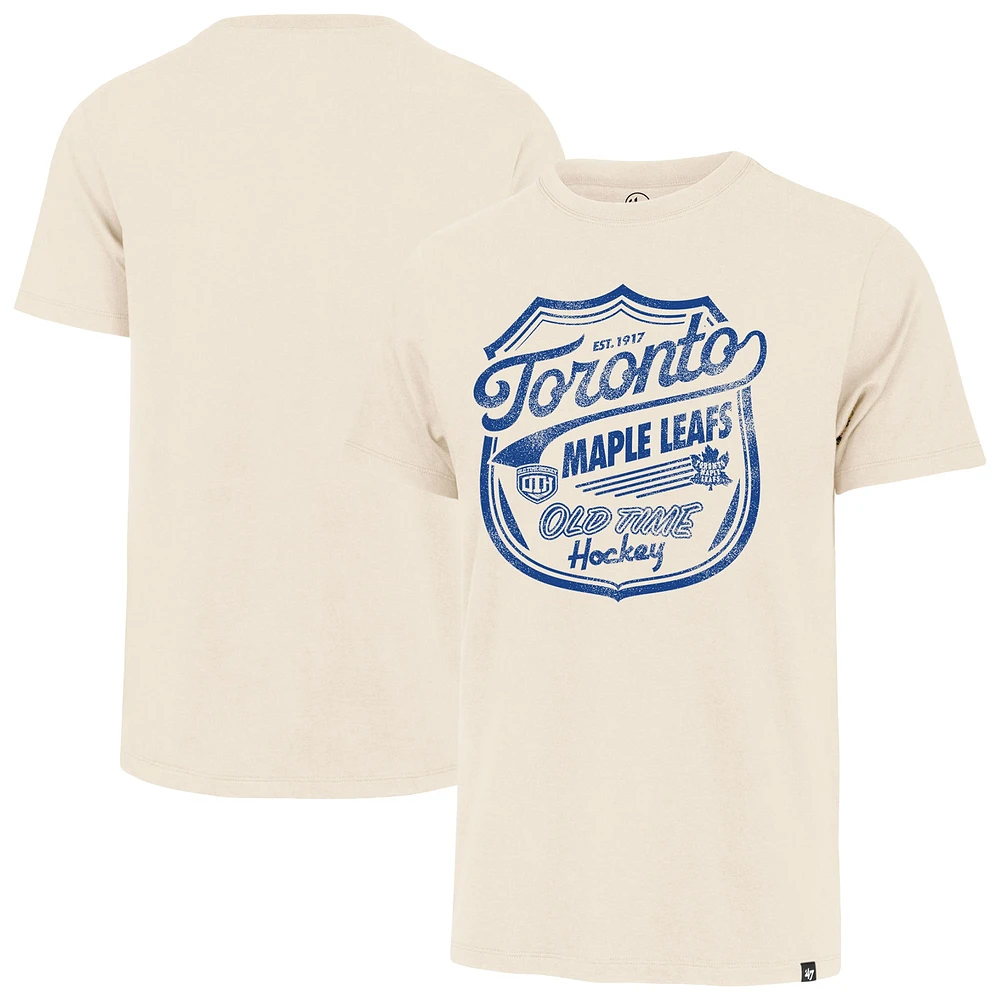 T-shirt Franklin à carreaux crème '47 des Maple Leafs de Toronto pour hommes