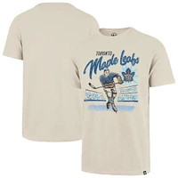 Men's '47  Natural Toronto Maple Leafs Hockey Player Golden Age Scrum T-Shirt