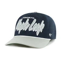 Men's '47 Navy/Gray Toronto Maple Leafs Dropshadow Rope Hitch Adjustable Hat