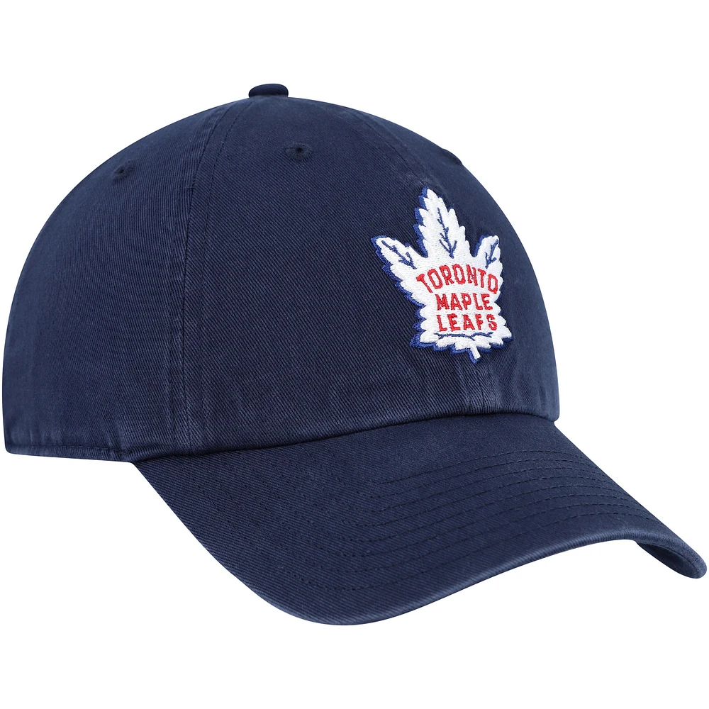 Men's '47 Navy Toronto Maple Leafs Clean Up Adjustable Hat