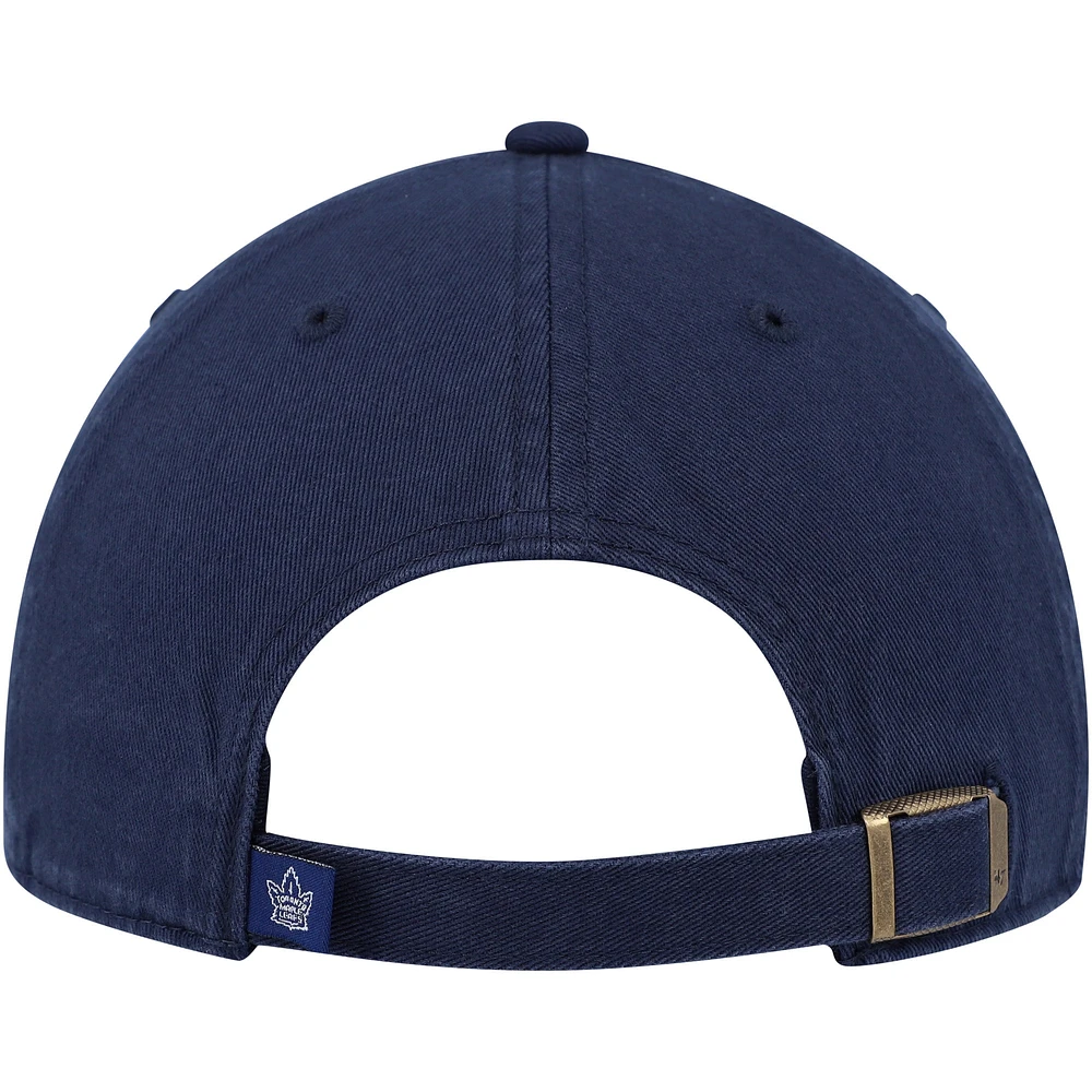 Men's '47 Navy Toronto Maple Leafs Clean Up Adjustable Hat
