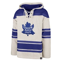 Chandail à capuchon lacets '47 Oatmeal Toronto Maple Leafs Rockaway pour hommes