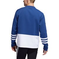 Men's adidas Blue/White Toronto Maple Leafs Patch Primegreen AEROREADY - Pullover Sweater