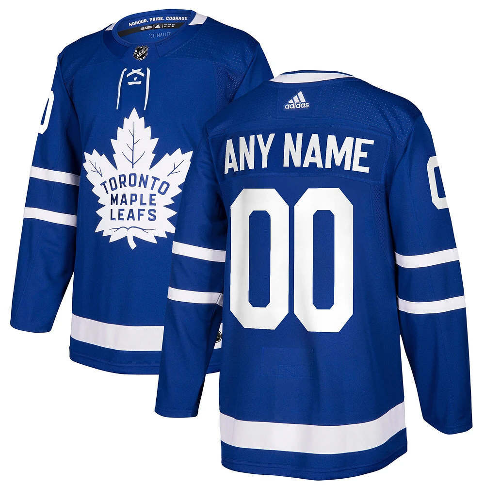 Adidas Royal Toronto Maple Leafs Authentic Pro pour homme - Maillot personnalisé