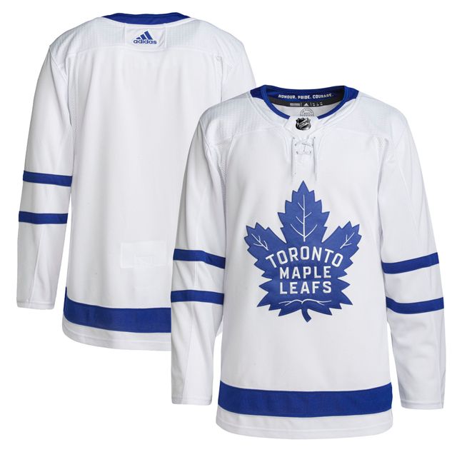 Adidas Toronto Maple Leafs Away Blanc pour Homme - Maillot Primegreen Authentique