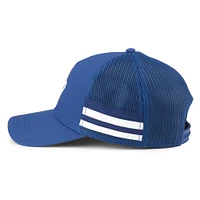 Men's American Needle Blue Toronto Maple Leafs HotFoot Stripes Trucker Adjustable Hat