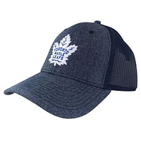 Men's American Needle Heather Navy Toronto Maple Leafs Flex Hat