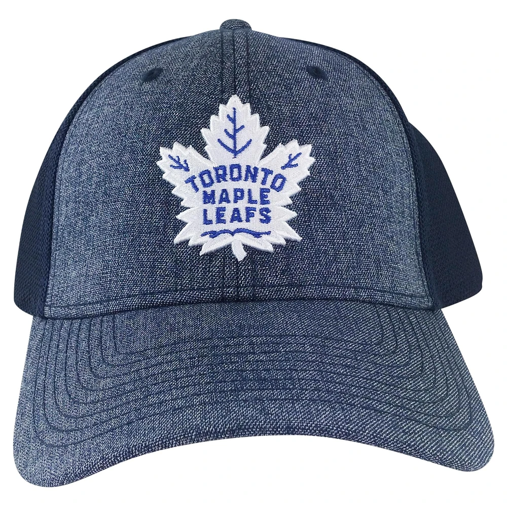 Men's American Needle Heather Navy Toronto Maple Leafs Flex Hat