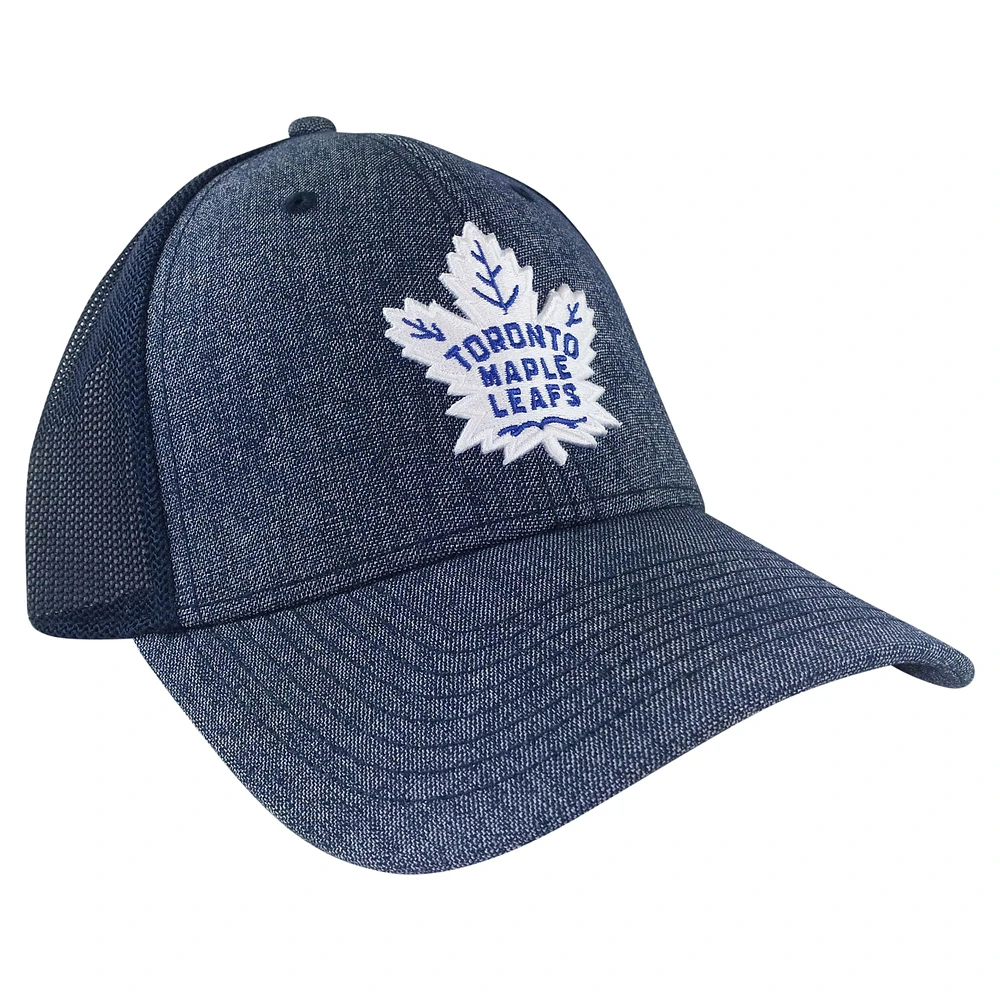 Men's American Needle Heather Navy Toronto Maple Leafs Flex Hat