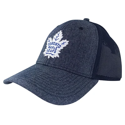 Men's American Needle Heather Navy Toronto Maple Leafs Flex Hat