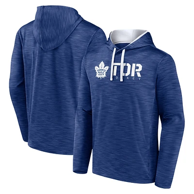 Men's  Blue Toronto Maple Leafs Head Start Pullover Hoodie