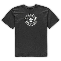 Men's Concepts Sport Navy/Heathered Charcoal Toronto Maple Leafs Big & Tall T-Shirt Shorts Sleep Set