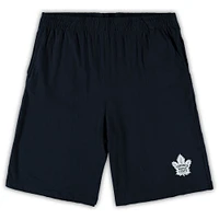 Men's Concepts Sport Navy/Heathered Charcoal Toronto Maple Leafs Big & Tall T-Shirt Shorts Sleep Set