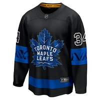 Fanatics pour hommes Auston Matthews Black Toronto Maple Leafs - Maillot de joueur réversible Alternate Premier Breakaway