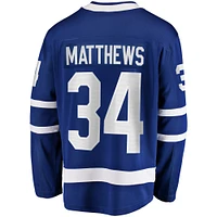 Fanatiques masculins de marque Auston Matthews Royal Toronto Maple Leafs Breakaway - Maillot joueur