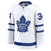 Men's Fanatics Auston Matthews White Toronto Maple Leafs Away Premium Player Jersey