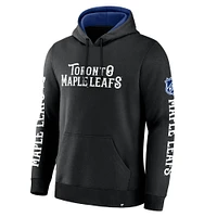 Men's Fanatics Black Toronto Maple Leafs Big City Legacy Fleece Pullover Hoodie