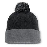 Men's Fanatics  Black Toronto Maple Leafs Cuffed Knit Hat with Pom