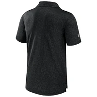 Men's Fanatics  Black Toronto Maple Leafs Jacquard Polo
