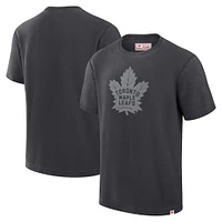 T-shirt noir pour hommes Fanatics des Maple Leafs de Toronto fabriqué au Canada