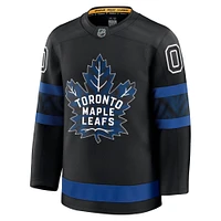 Maillot personnalisé de qualité supérieure alternatif noir Toronto Maple Leafs x Drew House pour hommes Fanatics