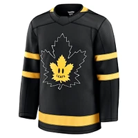 Maillot personnalisé de qualité supérieure alternatif noir Toronto Maple Leafs x Drew House pour hommes Fanatics