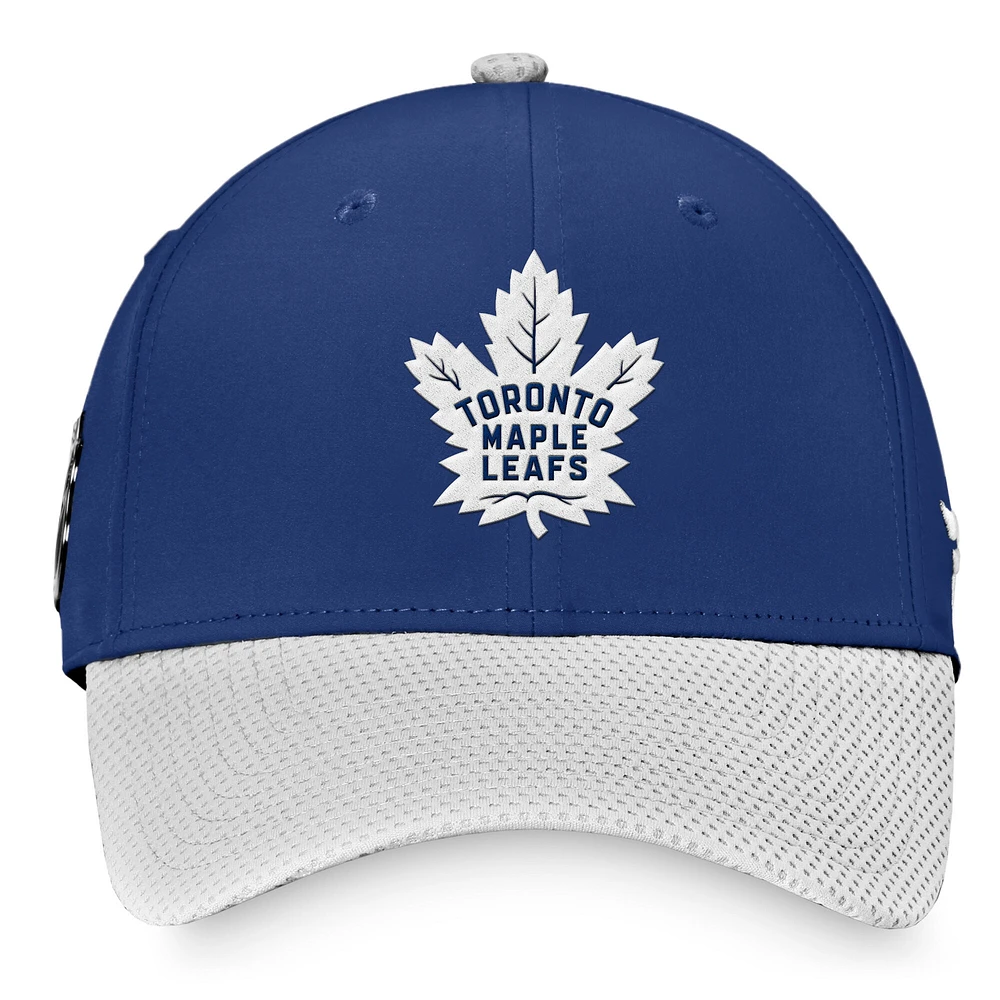 Casquette réglable Fanatics bleu/gris Toronto Maple Leafs 2023 NHL Global Series Suède pour hommes