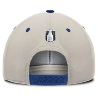 Men's  Fanatics  Blue/Gray Toronto Maple Leafs 2025 Stanley Cup Playoffs Locker Room Core Structured Adjustable Hat