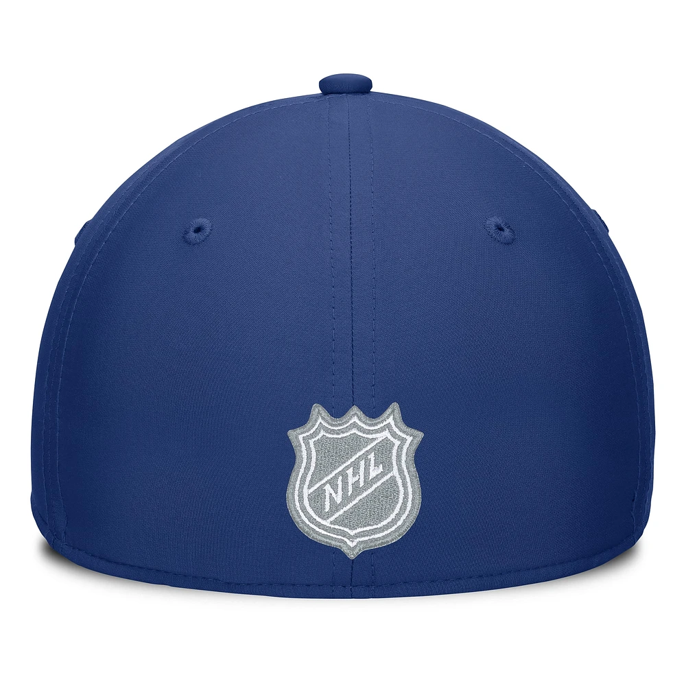 Casquette Fanatics bleue/grise pour homme des Maple Leafs de Toronto Captain Flex