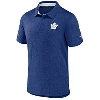 Men's Fanatics  Blue Toronto Maple Leafs Authentic Pro Jacquard Polo