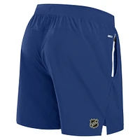 Short de performance authentique Pro Rink bleu pour homme des Maple Leafs Toronto Fanatics