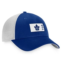 Casquette Snapback authentique Pro Rink Trucker des Maple Leafs de Toronto de marque Fanatics pour hommes