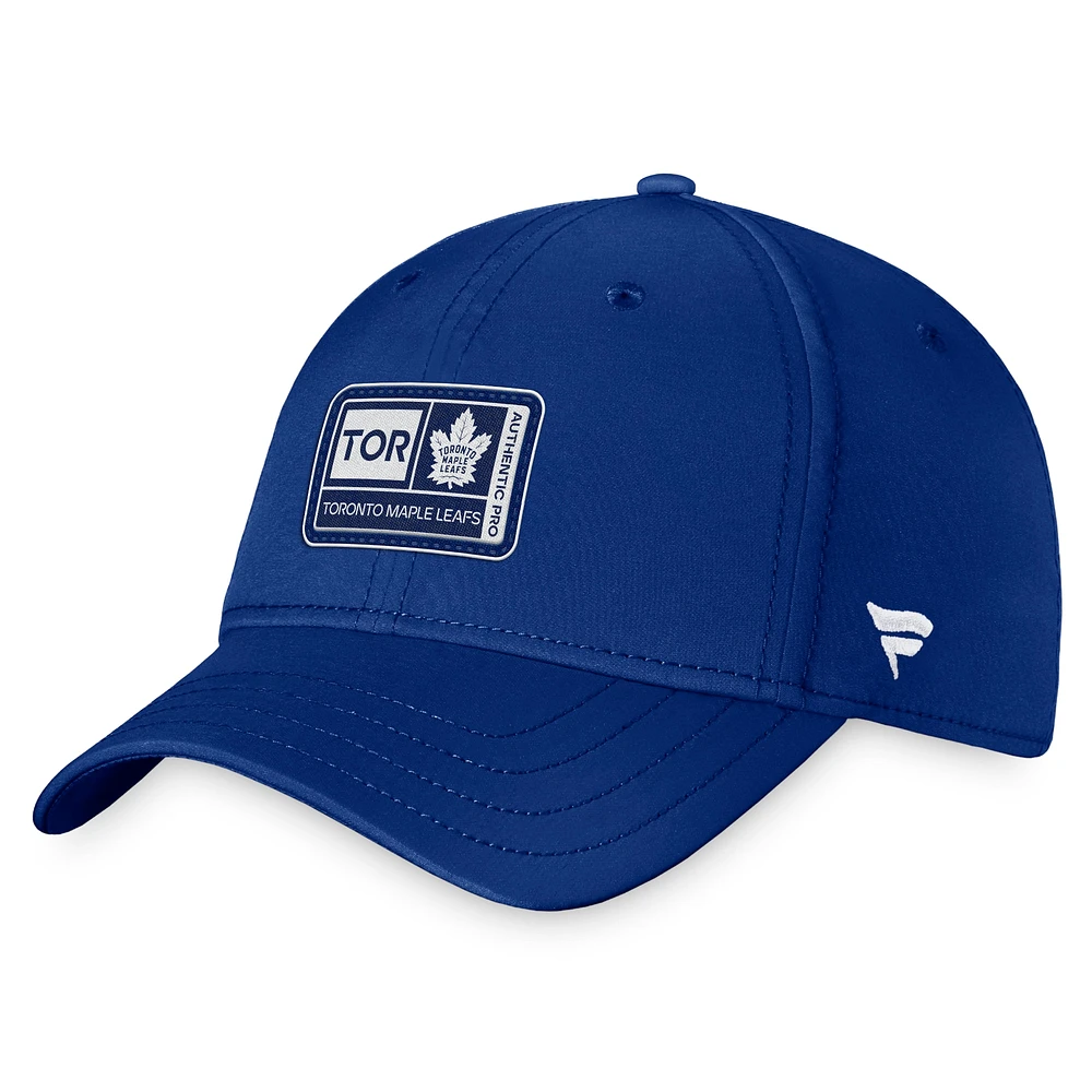 Men's Fanatics Blue Toronto Maple Leafs Authentic Pro Training Camp Flex Hat