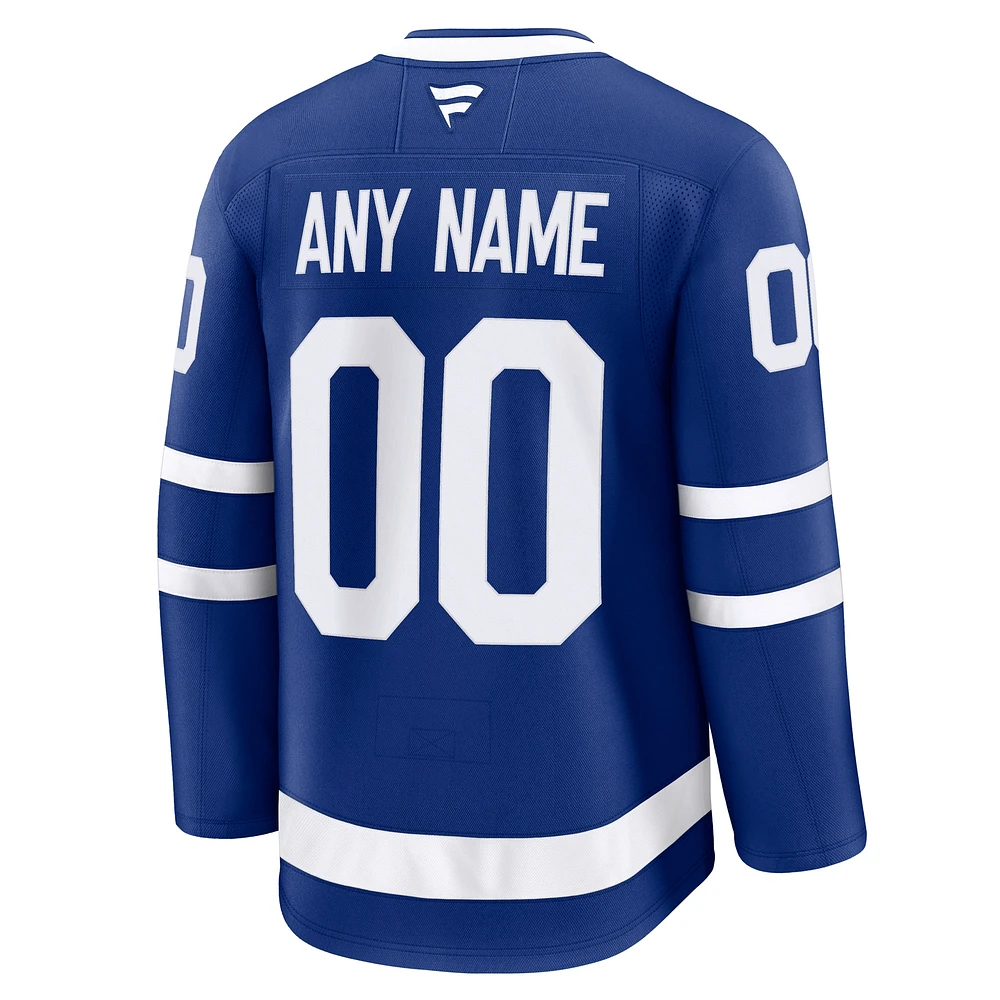 Men's Fanatics Blue Toronto Maple Leafs Home Premium Custom Jersey