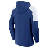 Men's Fanatics Blue Toronto Maple Leafs Meta Game Transitional Pullover Hoodie
