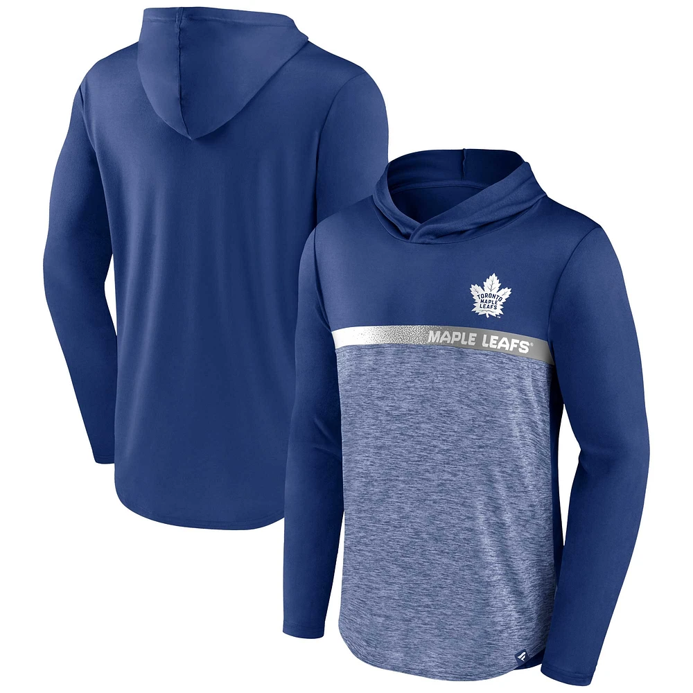 Men's Fanatics Blue Toronto Maple Leafs Podium - Pullover Hoodie